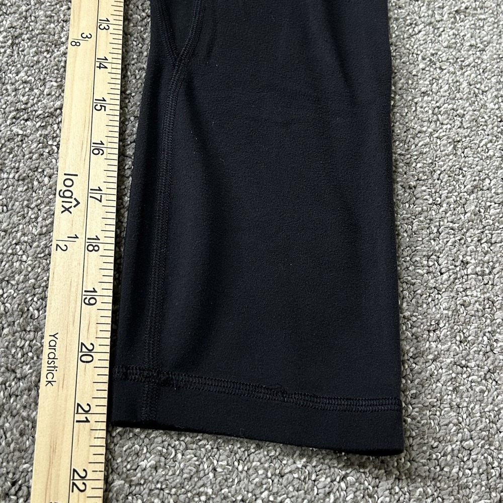 2 Pair LULULEMON Align Cropped Leggings- Women's 4 - Black & Camo EUC - Picture 10 of 13